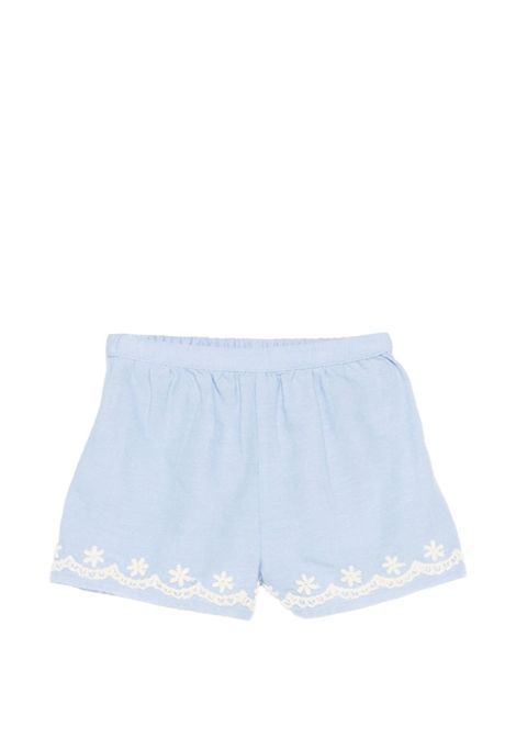 Shorts con ricamo LOUISE MISHA KIDS | S0267NOXFORD BLUE
